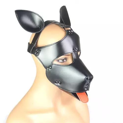 Hundegesicht-Maske Dog Fun Schwarz – 3/9
