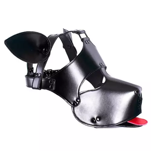 Hundegesicht-Maske Dog Fun Schwarz – 4/9