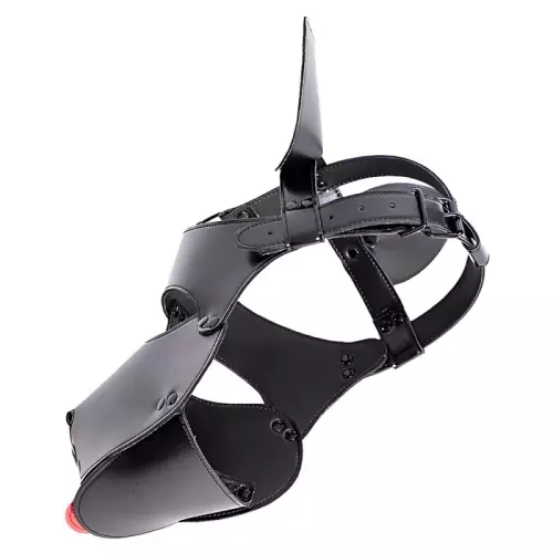 Hundegesicht-Maske Dog Fun Schwarz – 8/9