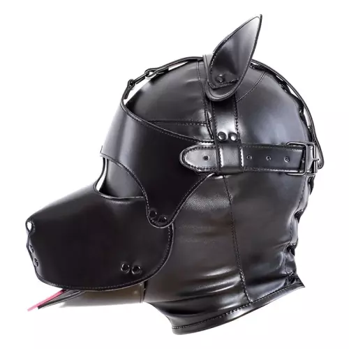 Hundegesicht-Maske Dog Fun Schwarz – 9/9