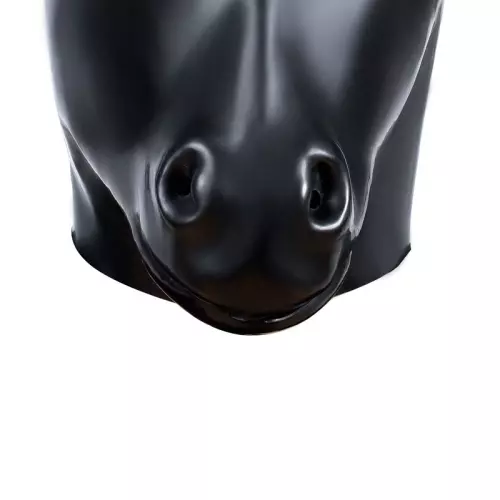 Plug Tunnel Pig-Hole schwarz Medium - 8 x 5,5 cm – 10/10