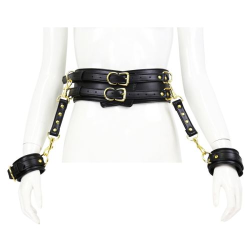 Belt with Wrist Ties Belt Wrist Black