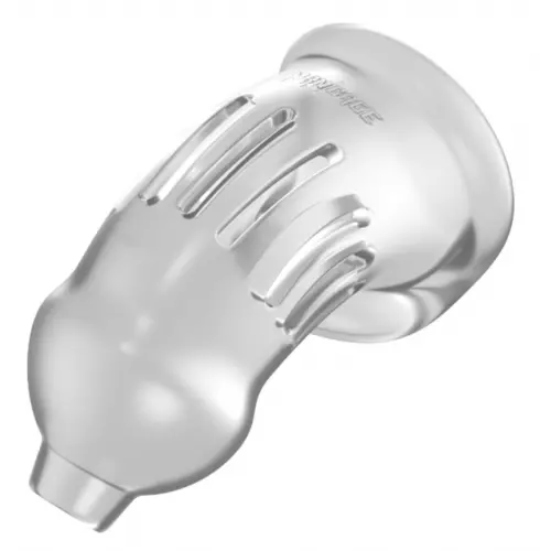 Keuschheitskäfig ManCage Modell 29 - 9.5 x 3.2cm Transparent – 3/6