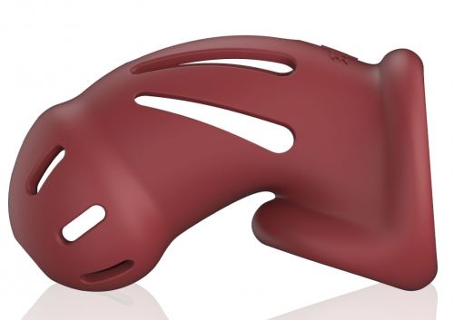 Chastity Cage ManCage Model 28 - 9.5 x 3.5cm Red