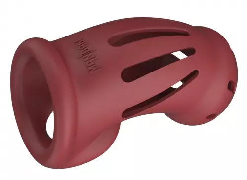 Kuisheidskooi ManCage Model 28 - 9.5 x 3.5cm Rood – 3/6