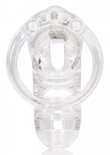 Keuschheitskäfig ManCage Modell 26 - 11.5 x 3.5 cm Transparent – 3/6