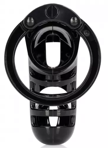 Keuschheitskäfig ManCage Modell 26 - 11.5 x 3.5 cm Schwarz – 4/6