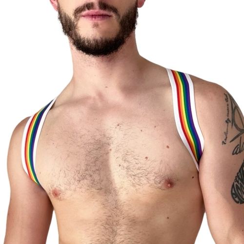 Pride Eternity Elastic Harness White