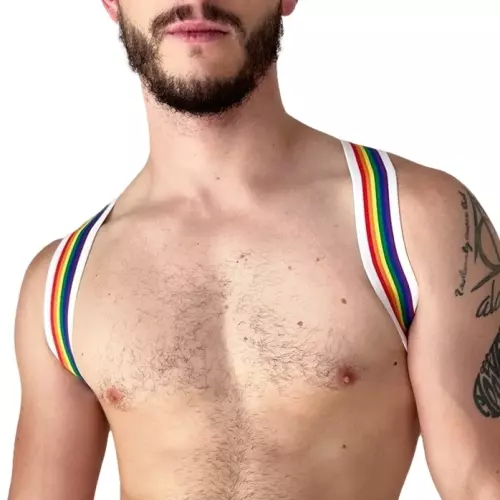Elastisches Harness Pride Eternity Weiß – 1/2
