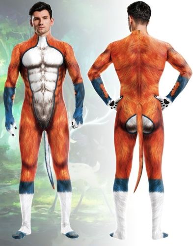 Wild Dog Orange Dog Cosplay Suit