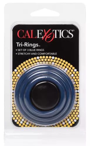Tri-Rings Cockring Blau – 2/5
