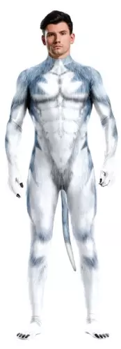 Cosplay-Anzug Hund Husky Blaugrau – 4/4