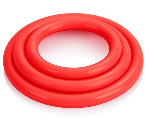Tri-Rings Cockring Rood