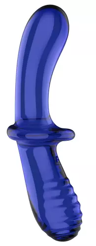 Glaskörper Double Crystal 18.5 x 3.5cm Blau – 4/6