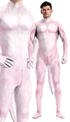 Dog Pink Cosplay Suit