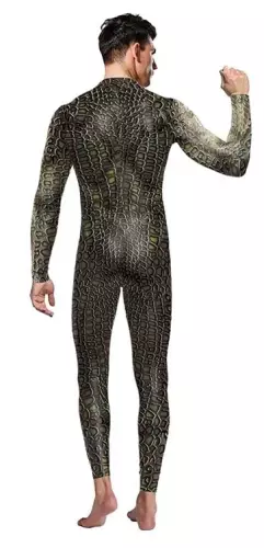 Cosplay-Anzug Reptil Schlange Grün – 2/3