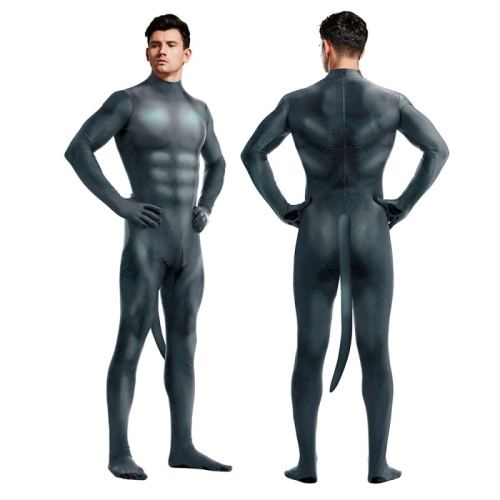 Dog Blue-Grey Cosplay Suit