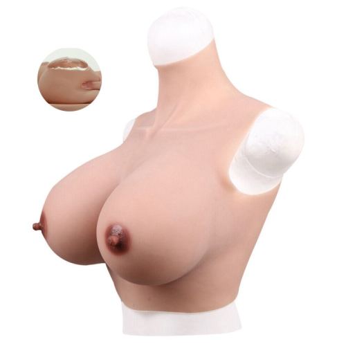 Bust Breasts Silicone High Neck Cup G