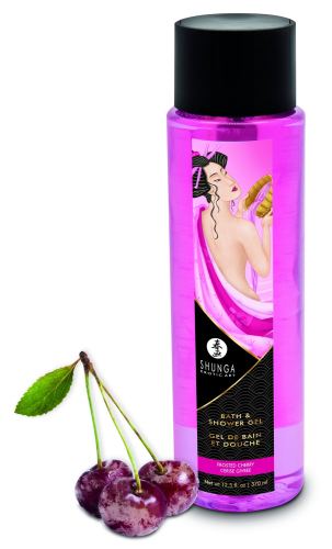 Shunga Frosted Cherry Bath and Shower Gel 370ml