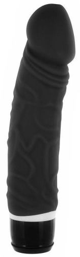 Vibrerende Dildo Classic Silicone Zwart 15 x 4 cm Zwart