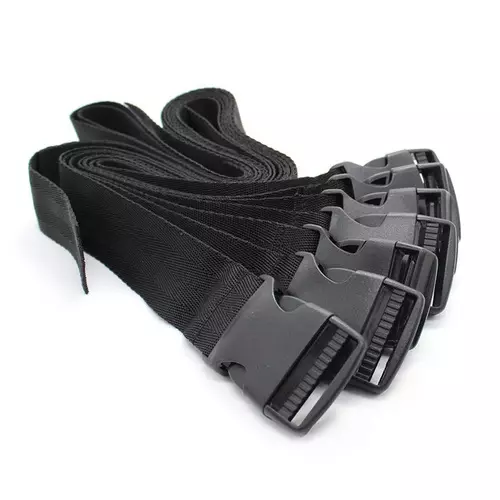 Set van 7 Zwarte Riemen Bevestigingstape Camisole Claps – 2/5