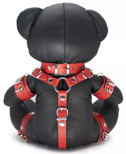 Bendy The Bdsm Teddy Bear Red Leather Bear – 2/3