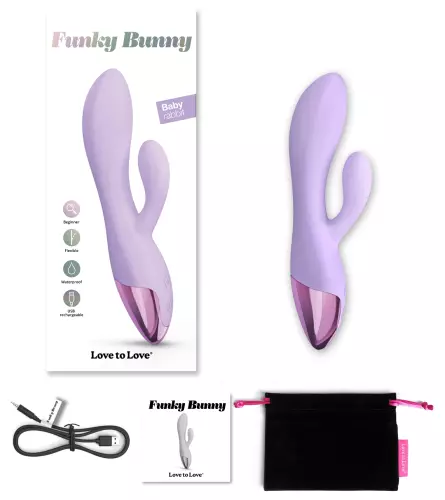 Vibrator Rabbit Funky Bunny Love to Love Mauve – 2/4