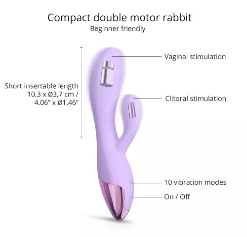 Vibrator Rabbit Funky Bunny Love to Love Mauve – 4/4