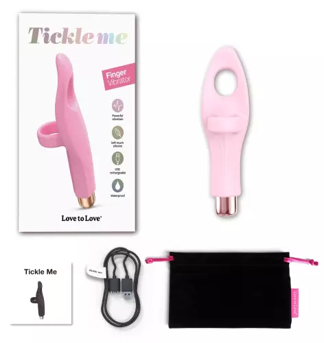 Klitoris-Stimulator Tickle Me Love to Love Rosa – 2/5