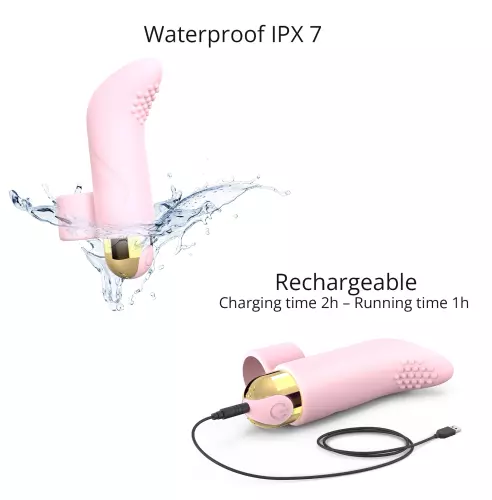 Finger-Vibrator Touch Me Love to Love Rosa – 2/3