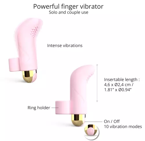 Finger-Vibrator Touch Me Love to Love Rosa – 3/3