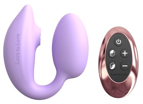 Wonderlover Love to Love Mauve Clitoris and G-Spot Stimulator