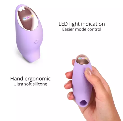 Klitoris-Stimulator Believer Love to Love Mauve – 4/6
