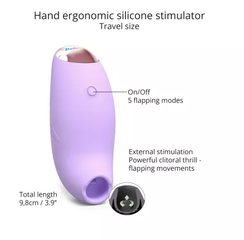 Klitoris-Stimulator Believer Love to Love Mauve – 5/6