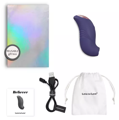 Klitoris-Stimulator Believer Love to Love Indigo – 2/6