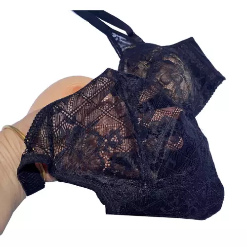 Beha met prothese-ondersteuning Pocketbra Zwart – 4/4