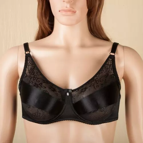 Soutien-Gorge Spécial Prothèse Mammaire Brace Noir – 3/4