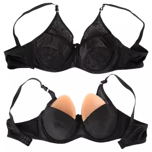 Soutien-Gorge Spécial Prothèse Mammaire Brace Noir – 4/4