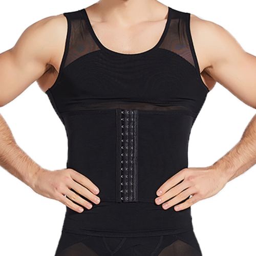Mesh Tight Vest Top Black