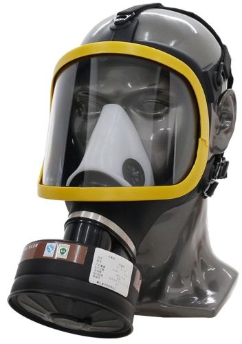 Gas Mask Show Max Black-Yellow