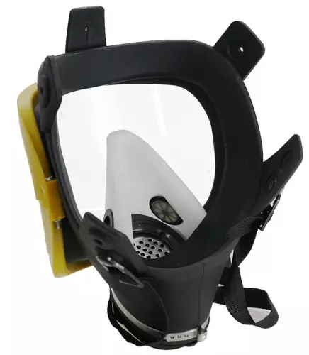 Gasmasker Show Max Zwart-Geel – 3/5