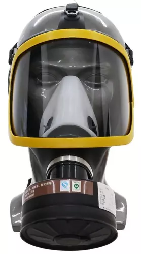 Gasmasker Show Max Zwart-Geel – 4/5