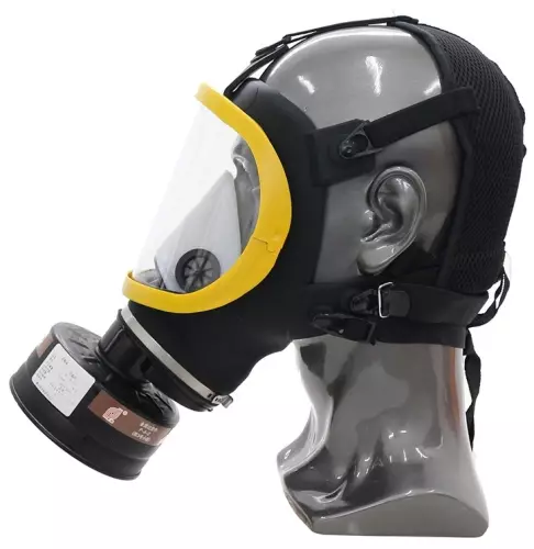 Gasmasker Show Max Zwart-Geel – 5/5