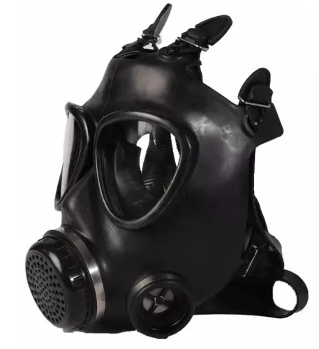 Gasmasker BDSM KOMPLET BREATH Zwart – 2/7