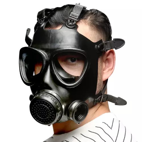 Gasmasker BDSM KOMPLET BREATH Zwart – 3/7