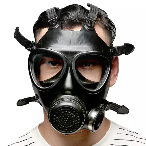 Gasmasker BDSM KOMPLET BREATH Zwart – 4/7