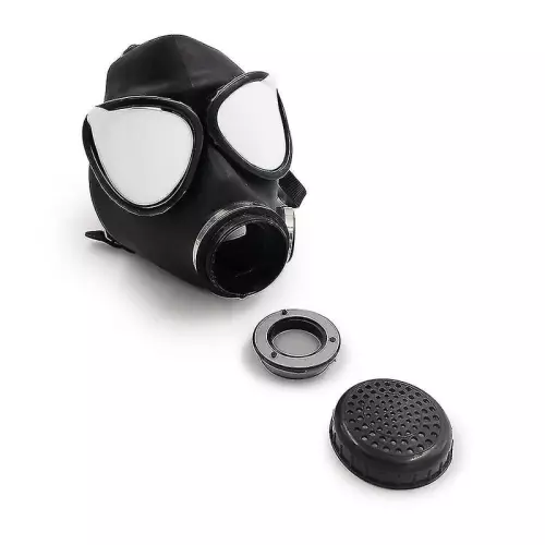 Gasmasker BDSM KOMPLET BREATH Zwart – 7/7