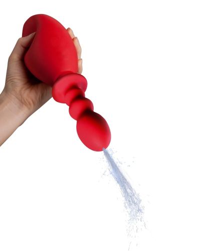 Enema Bulb Fresh Wash 10 x 3.2 cm - Capacity 275ml Red