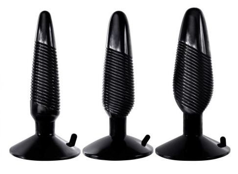 Kit of 3 Black Xplorer Plugs