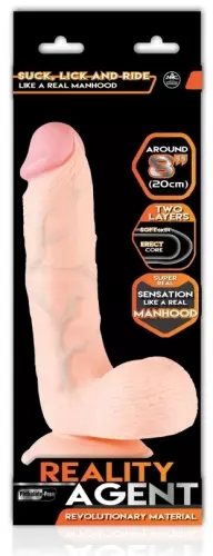 Reality Agent Realistic Dildo 17 x 4.5cm – 2/2